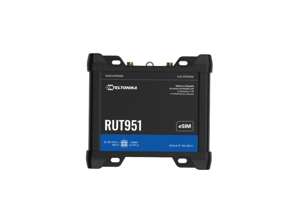 RUT951 - Industrial Cellular Router vorne